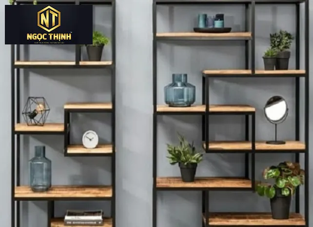 KỆ TRANG TRÍ NỘI THẤT NGỌC THỊNH GIÁ TỐT